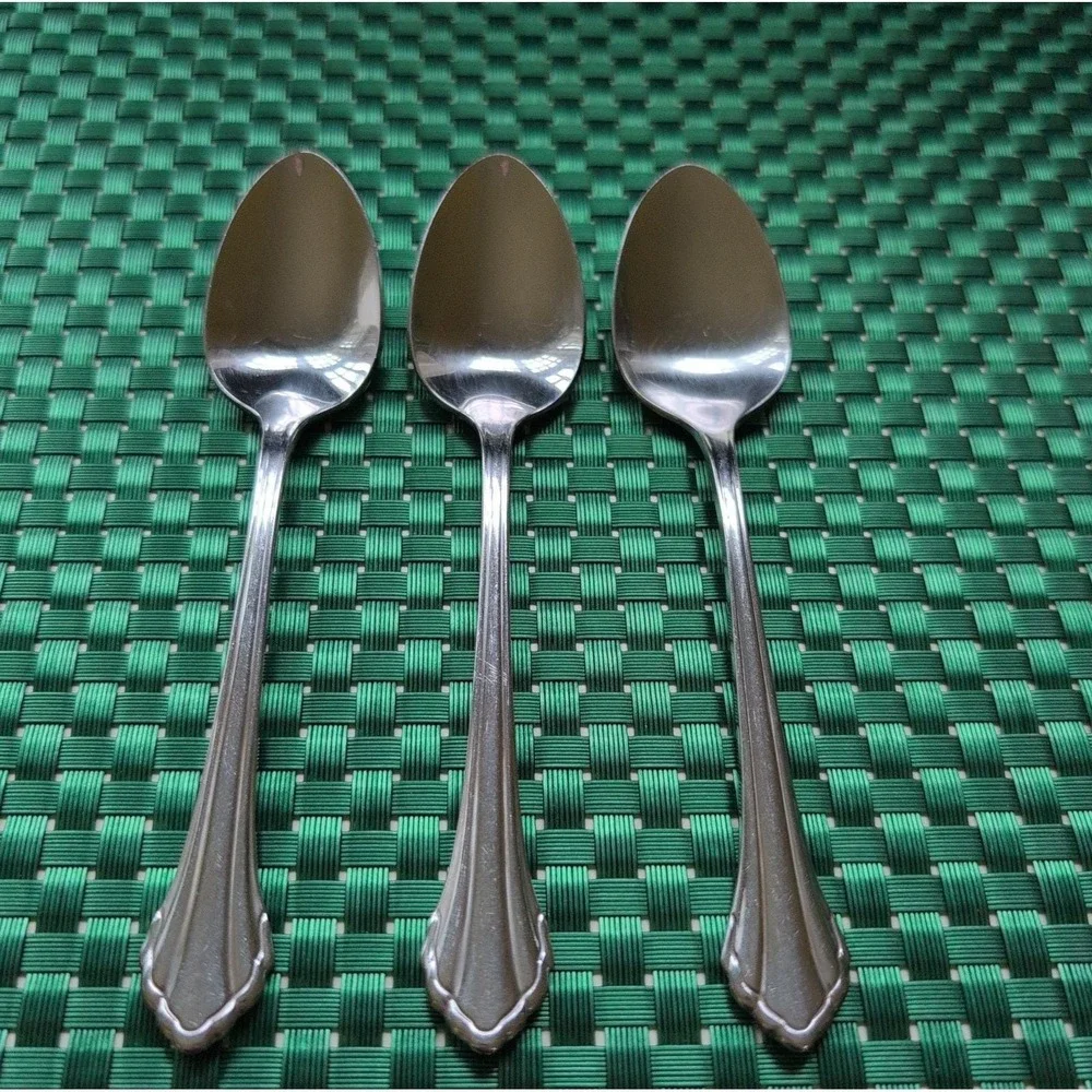 Oneida CLARETTE Teaspoons Set Lot of 3 Community Betty Crocker Stainless USA Vtg